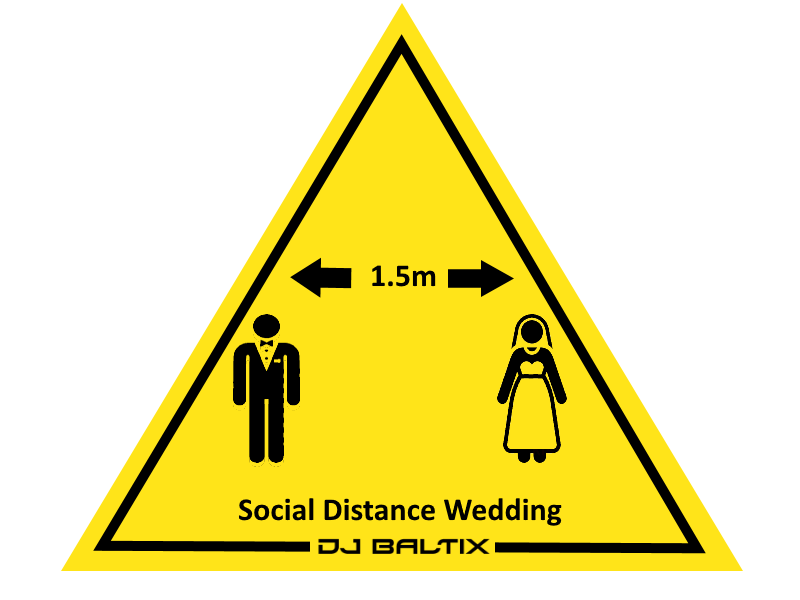 Social distance Wedding